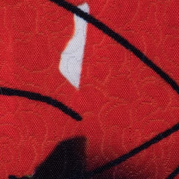 Mood Large Scale Orange Flower Fabric - Picture 4 of 4